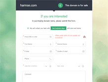 Tablet Screenshot of harmse.com